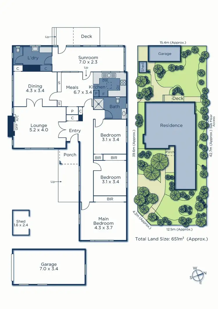 Floorplan of Homely house listing, 42 Williams Road, Blackburn VIC 3130