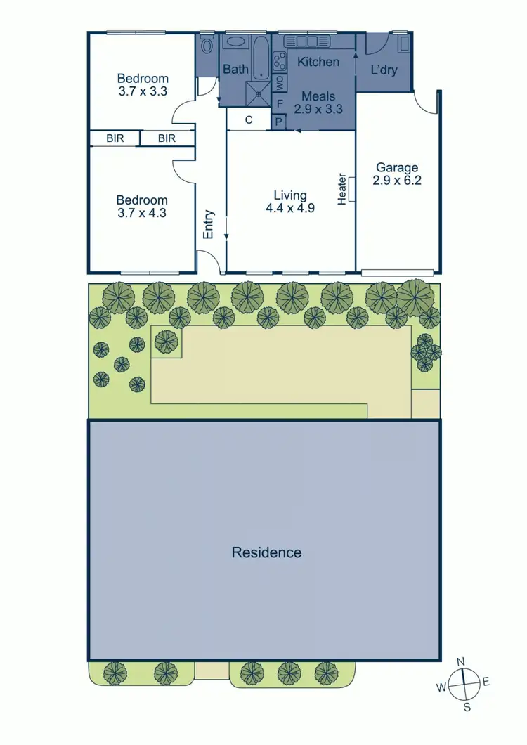 Floorplan of Homely unit listing, 3/26 Florence Road, Surrey Hills VIC 3127