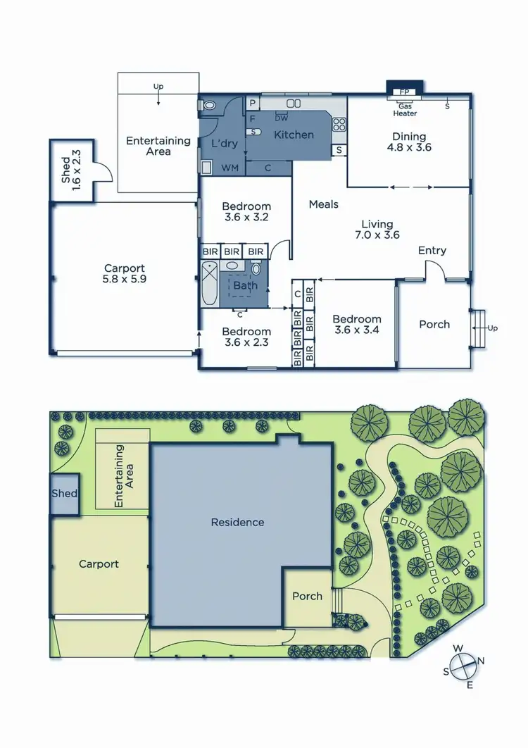 Floorplan of Homely house listing, 104 Husband Road, Forest Hill VIC 3131
