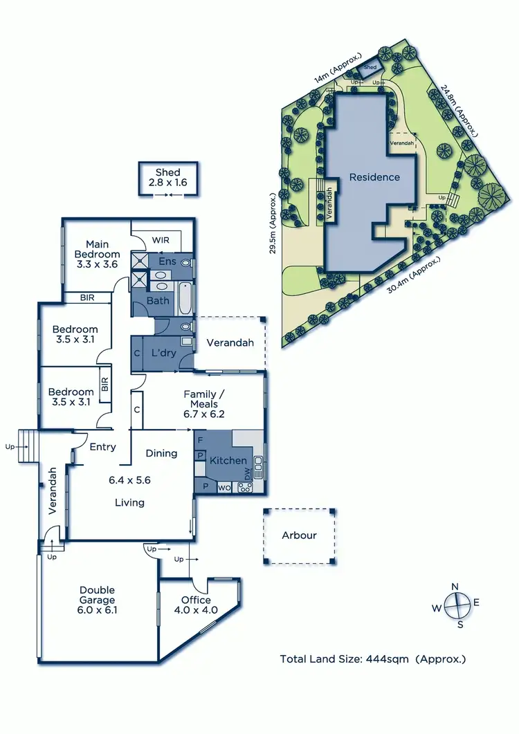 Floorplan of Homely townhouse listing, 11/3-7 Leslie Street, Donvale VIC 3111