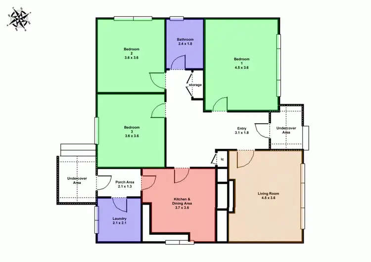 Floorplan of Homely house listing, 234 Learmonth Road, Wendouree VIC 3355