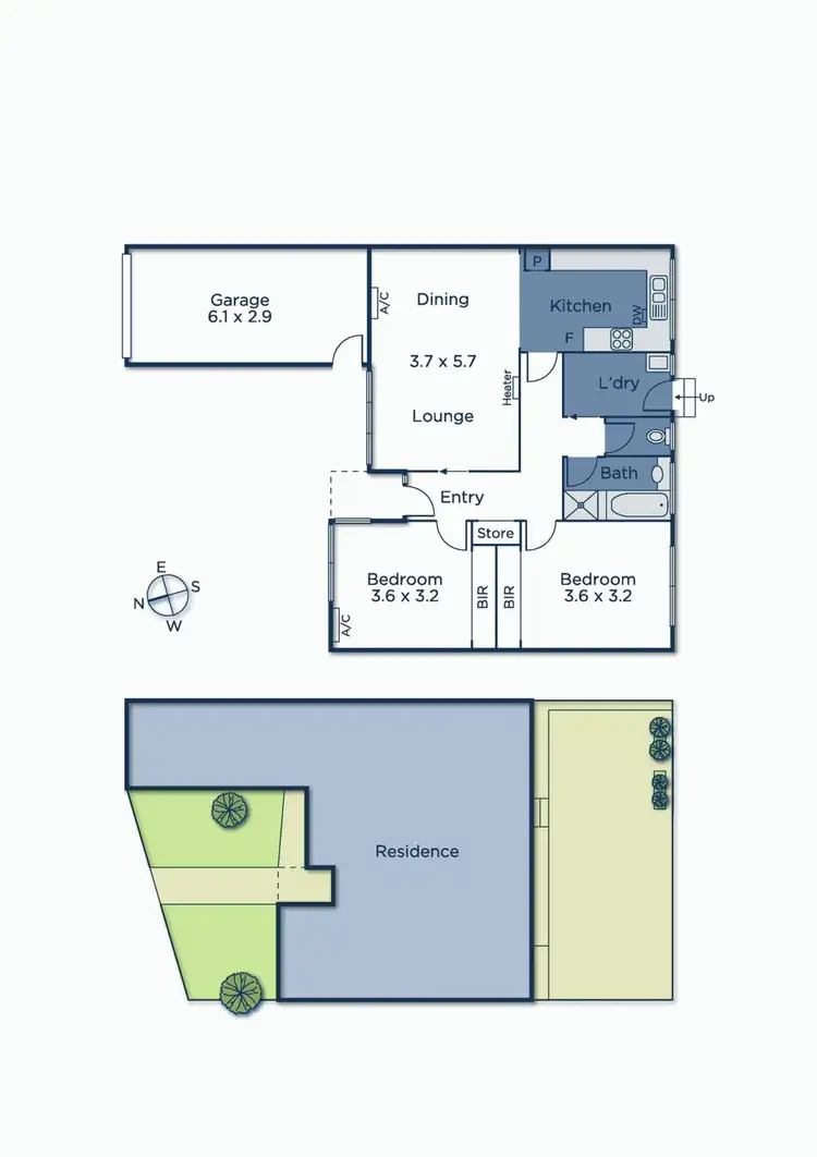 Floorplan of Homely unit listing, 9/472 Canterbury Road, Forest Hill VIC 3131