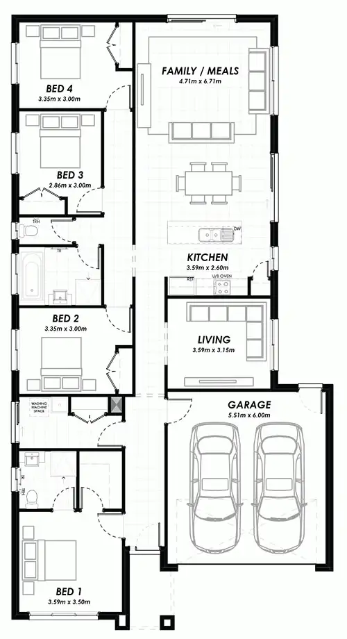Floorplan of Homely house listing, 162 Domain Avenue, Drysdale VIC 3222