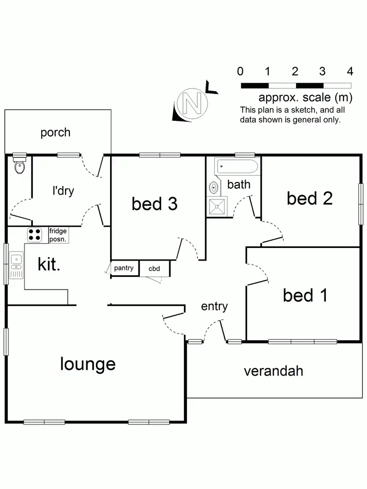 Floorplan of Homely house listing, Address available on request
