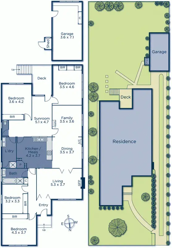 Floorplan of Homely house listing, 198 Springfield Road, Blackburn VIC 3130