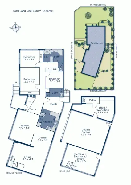 Floorplan of Homely house listing, 16 Cypress Avenue, Burwood VIC 3125