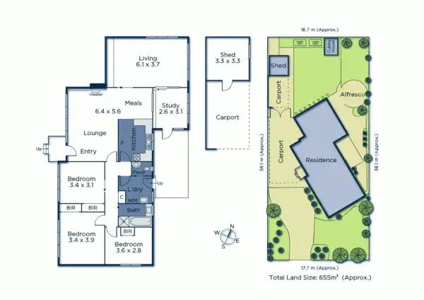 Floorplan of Homely house listing, 65 Raleigh Street, Forest Hill VIC 3131