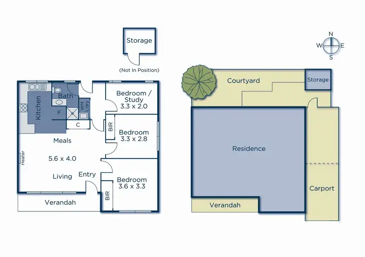 Floorplan of Homely unit listing, 2/35-37 Wantirna Road, Ringwood VIC 3134