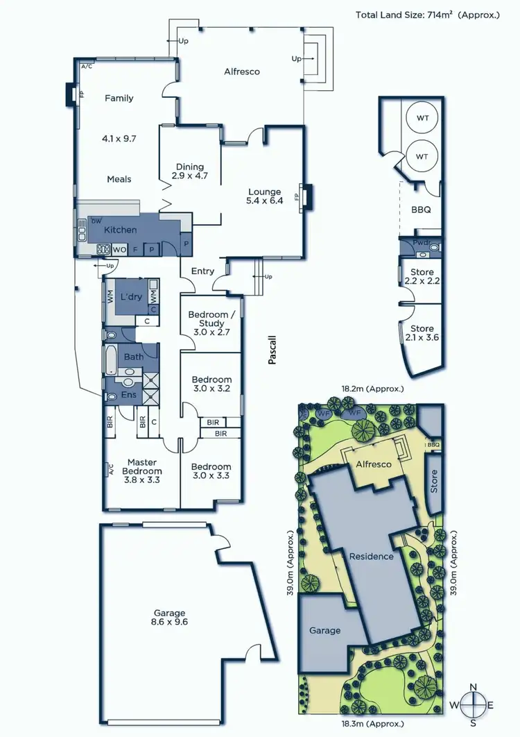 Floorplan of Homely house listing, 1 Pascall Street, Mount Waverley VIC 3149