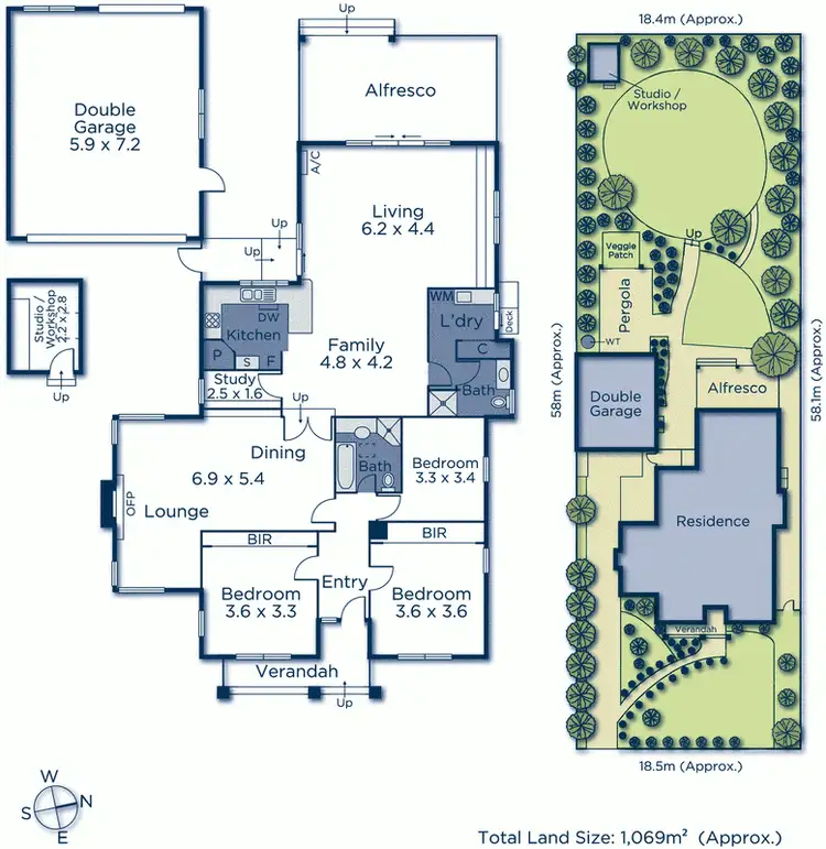 Floorplan of Homely house listing, 18 Downing Street, Blackburn VIC 3130