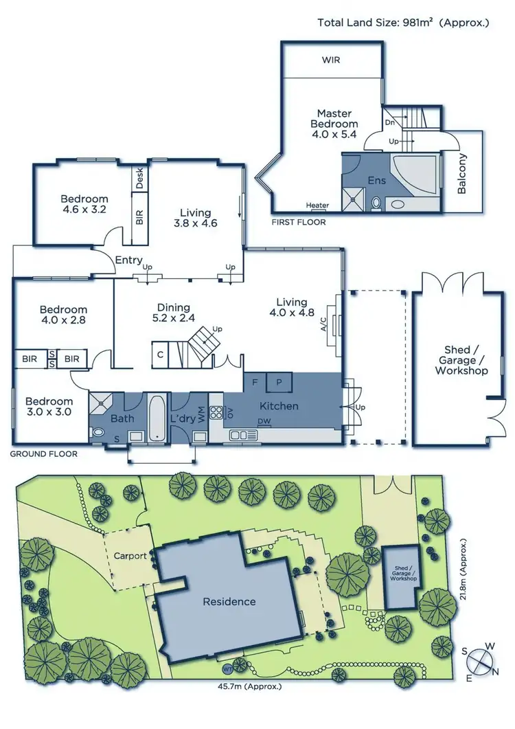 Floorplan of Homely house listing, 55 Burnett Street, Mitcham VIC 3132