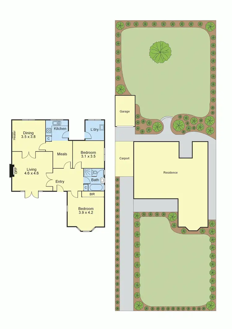 Floorplan of Homely house listing, 1 Graham Street, Surrey Hills VIC 3127