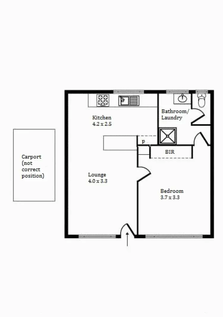 Floorplan of Homely apartment listing, 3/47 Marion Street, Altona North VIC 3025