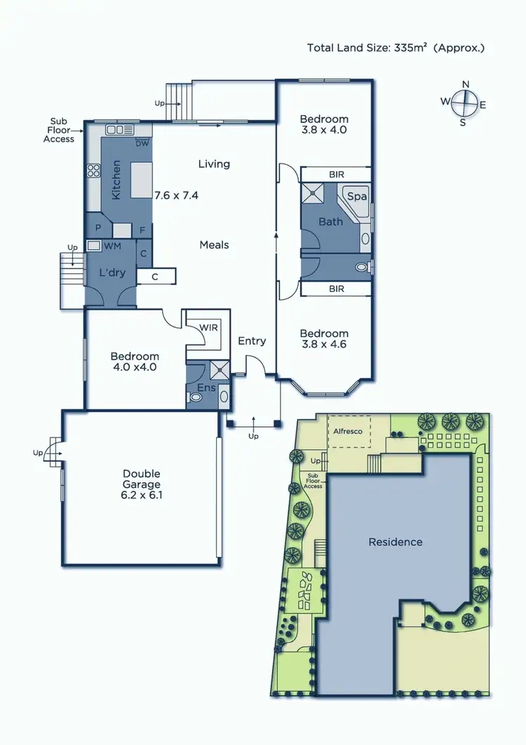 Floorplan of Homely unit listing, 3/6 Halls Parade, Mitcham VIC 3132
