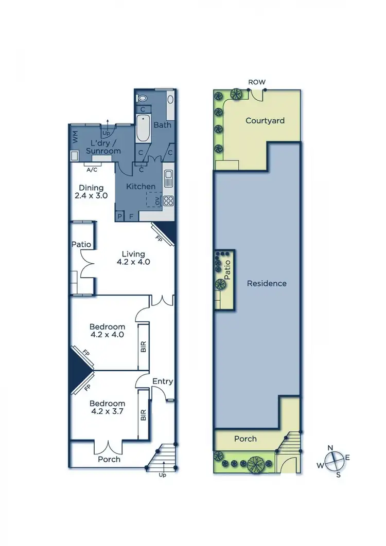 Floorplan of Homely house listing, 73 Roseneath Street, Clifton Hill VIC 3068