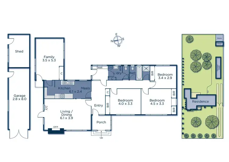 Floorplan of Homely house listing, 8 Edwards Street, Burwood VIC 3125