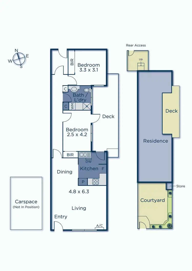 Floorplan of Homely unit listing, 2/887 Toorak Road, Camberwell VIC 3124