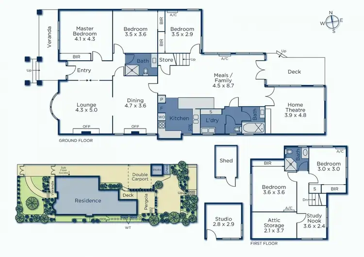 Floorplan of Homely house listing, 58 Durham Road, Surrey Hills VIC 3127