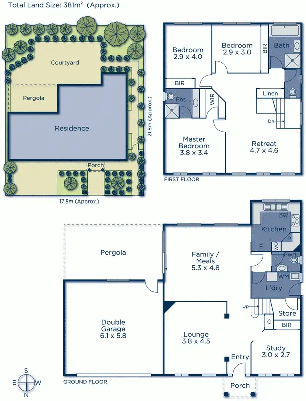 Floorplan of Homely house listing, 63 Somes Street, Wantirna South VIC 3152