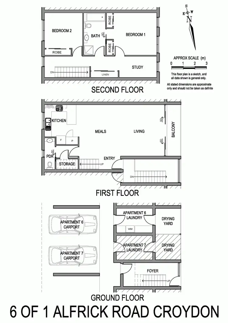 Floorplan of Homely apartment listing, 6/1 Alfrick Road, Croydon VIC 3136