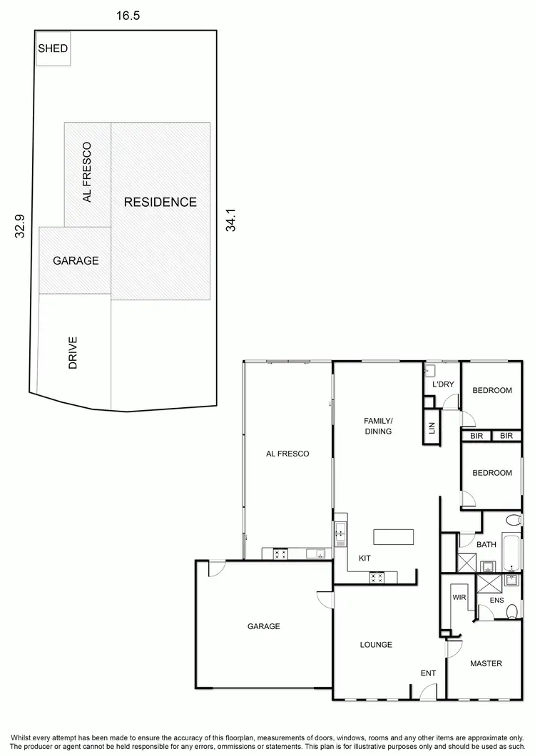 Floorplan of Homely house listing, 5 Blue Peppermint Court, Lyndhurst VIC 3975