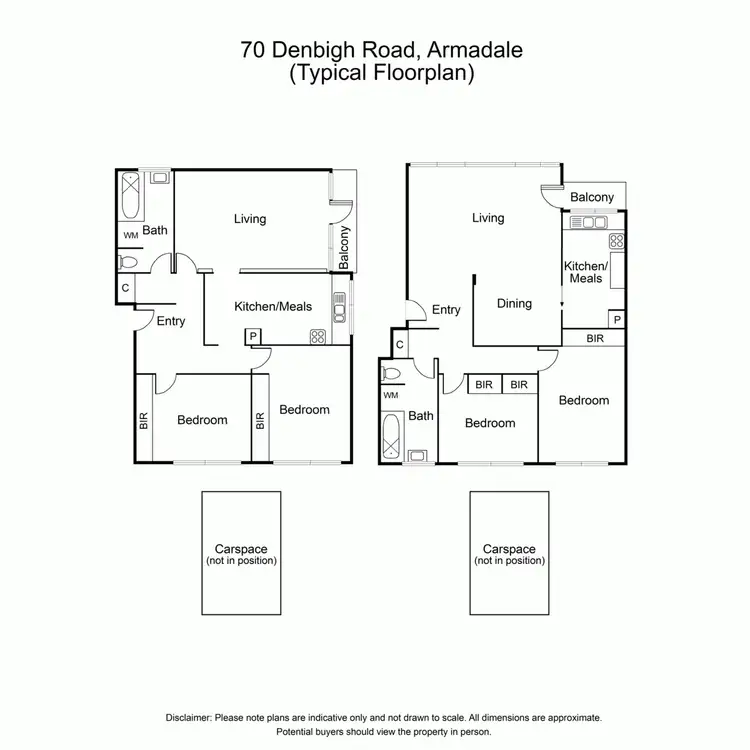 Floorplan of Homely block of units listing, 70 Denbigh Road, Armadale VIC 3143