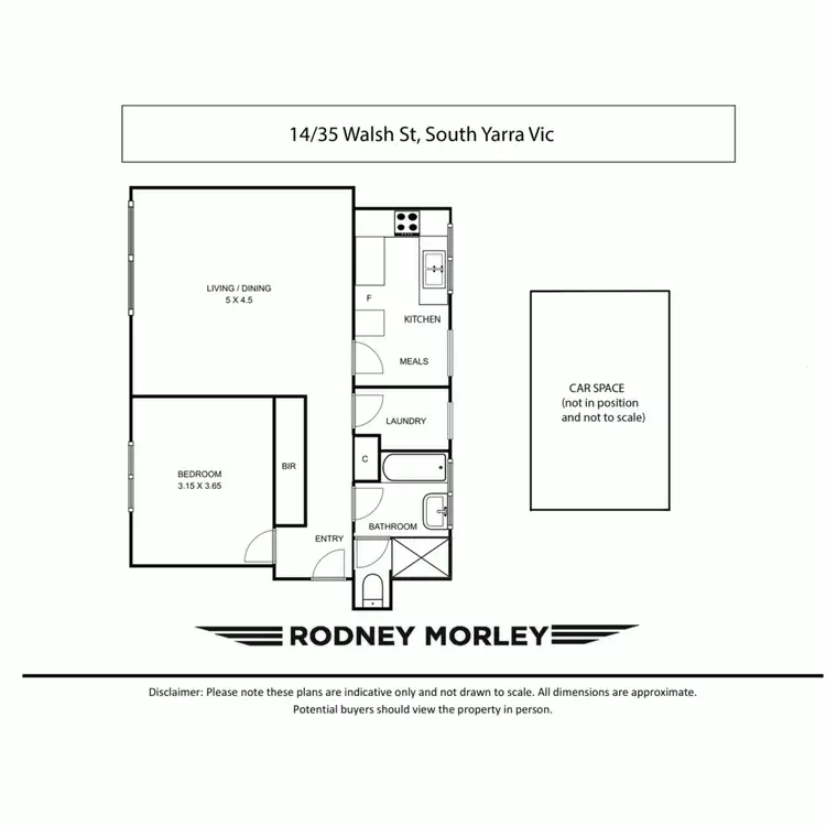 Floorplan of Homely apartment listing, 14/35 Walsh Street, South Yarra VIC 3141