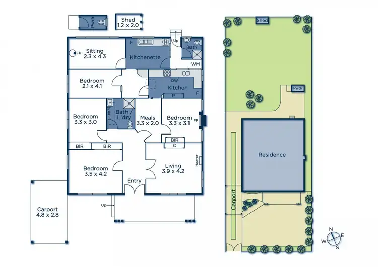 Floorplan of Homely house listing, 7 Clarke Street, Box Hill South VIC 3128