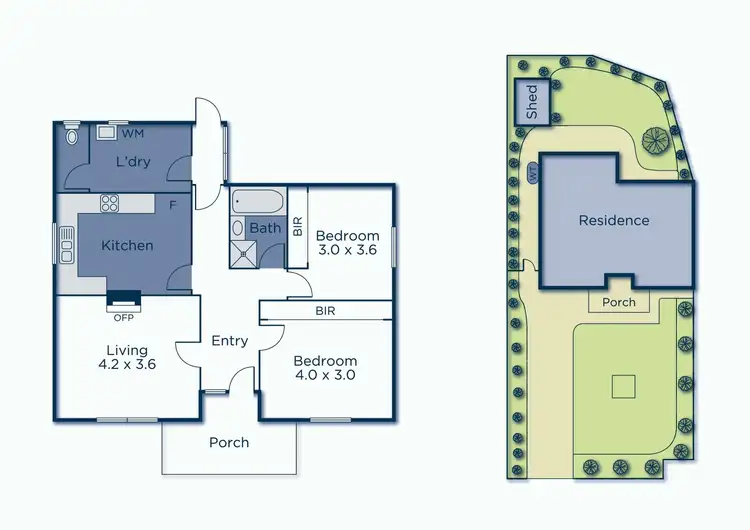 Floorplan of Homely unit listing, 1/43 Watts Street, Box Hill VIC 3128