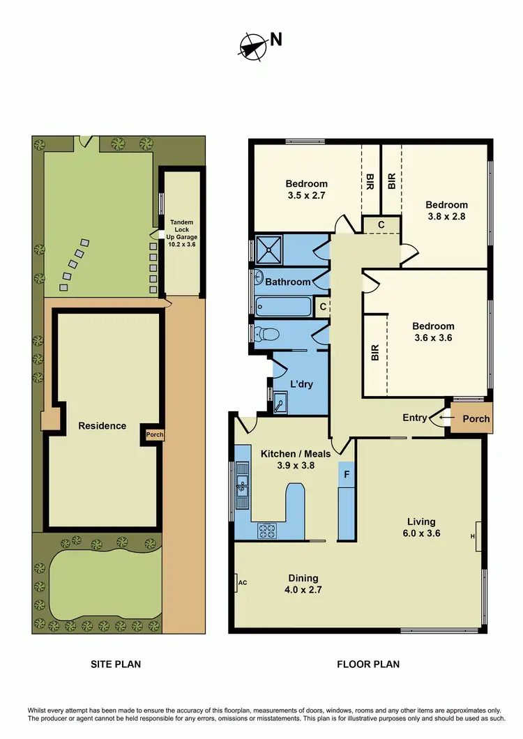 Floorplan of Homely house listing, 38 Wembley Avenue, Yarraville VIC 3013