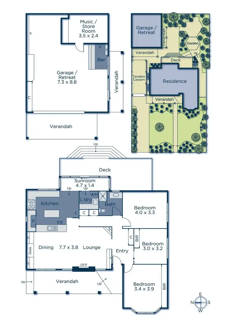 Floorplan of Homely house listing, 12 Morton Road, Burwood VIC 3125