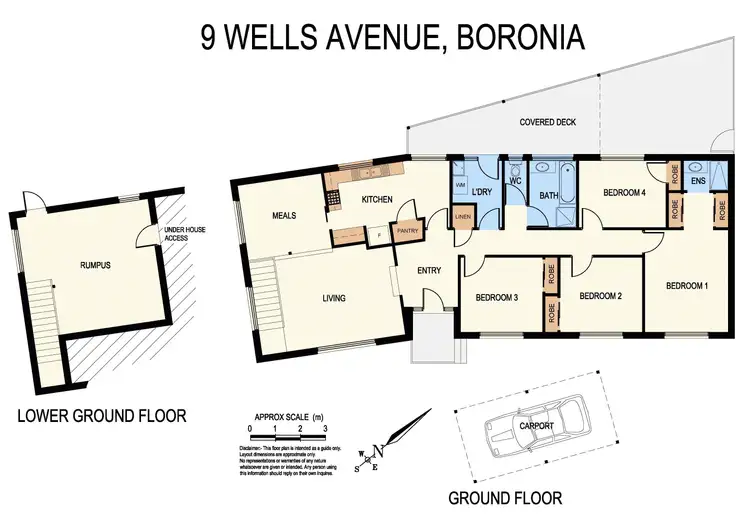 Floorplan of Homely house listing, 9 Wells Avenue, Boronia VIC 3155