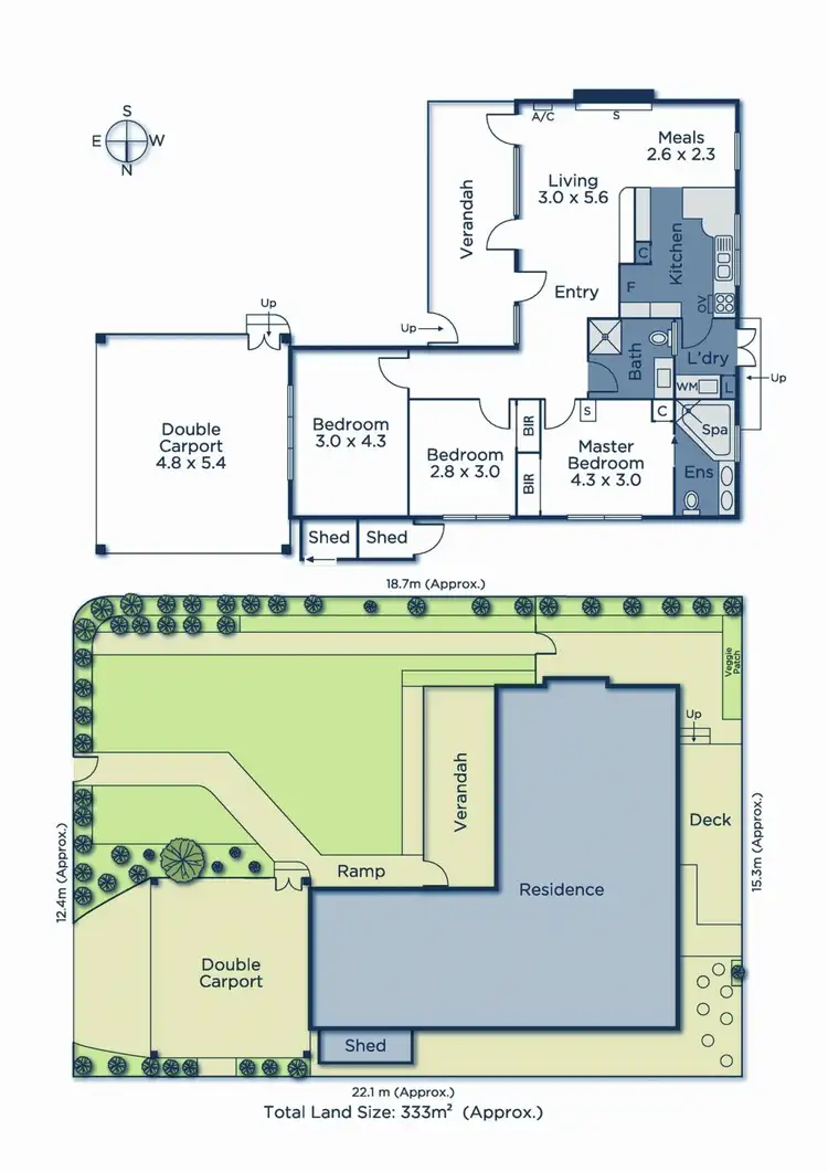 Floorplan of Homely house listing, 8 Reserve Avenue, Mitcham VIC 3132