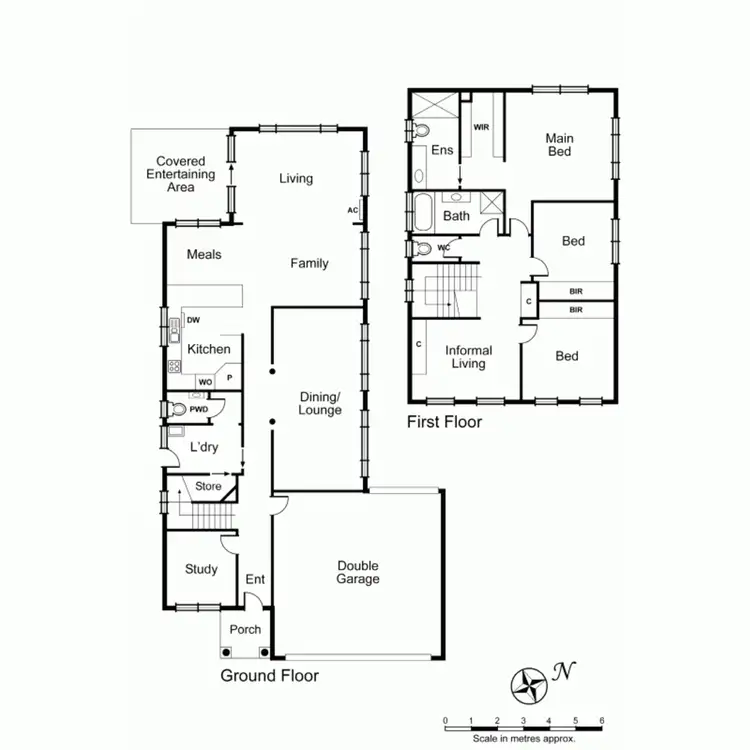 Floorplan of Homely house listing, 3 Winston Way, Murrumbeena VIC 3163