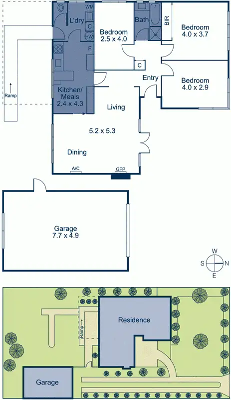 Floorplan of Homely house listing, 6 Marleigh Street, Vermont VIC 3133