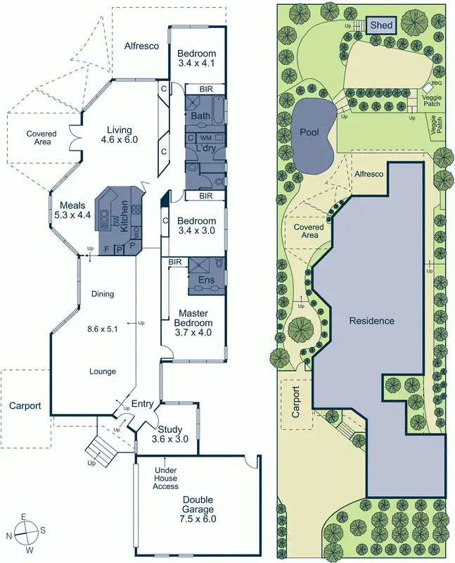 Floorplan of Homely house listing, 9 Myrtle Grove, Blackburn VIC 3130