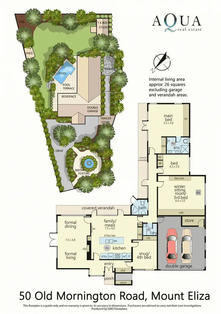 Floorplan of Homely house listing, 50 Old Mornington Road, Mount Eliza VIC 3930