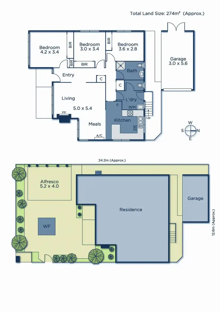 Floorplan of Homely unit listing, 1/7 Ventura Street, Blackburn North VIC 3130