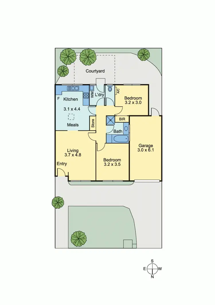 Floorplan of Homely apartment listing, 3/140 Nelson Road, Box Hill North VIC 3129