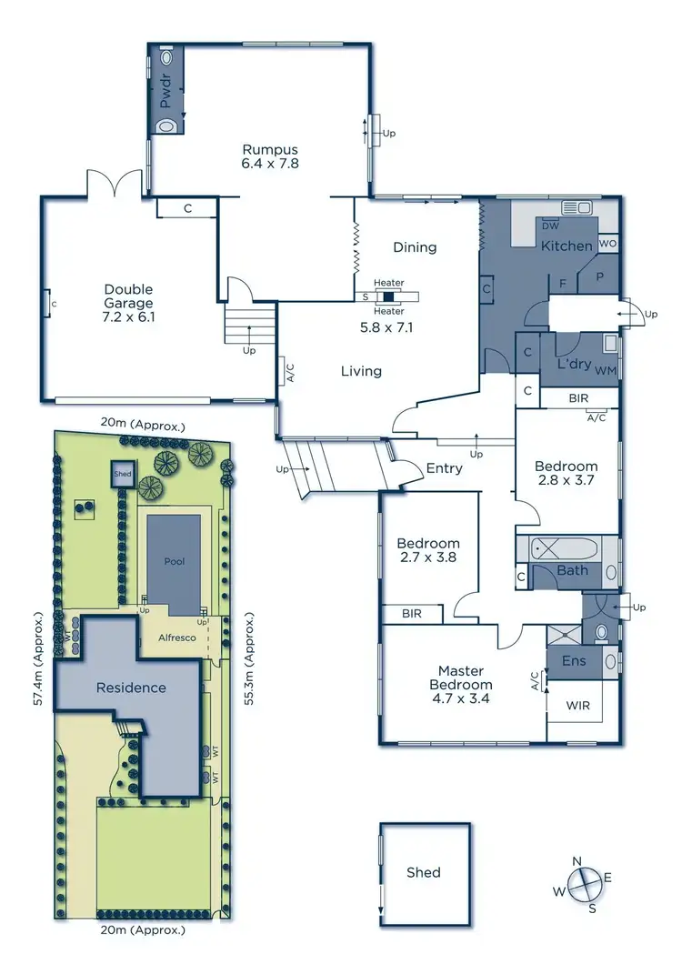 Floorplan of Homely house listing, 317 Boronia Road, Boronia VIC 3155