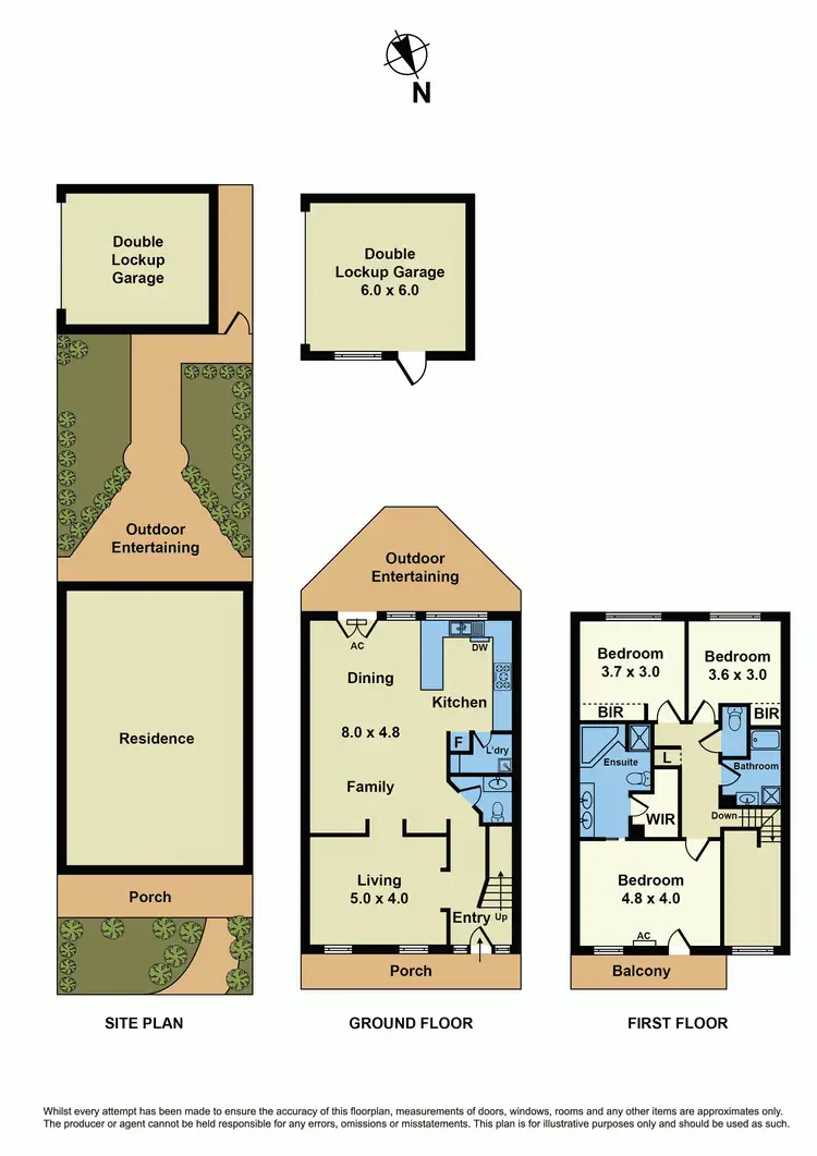 Floorplan of Homely townhouse listing, 21 Anile Place, Williamstown North VIC 3016