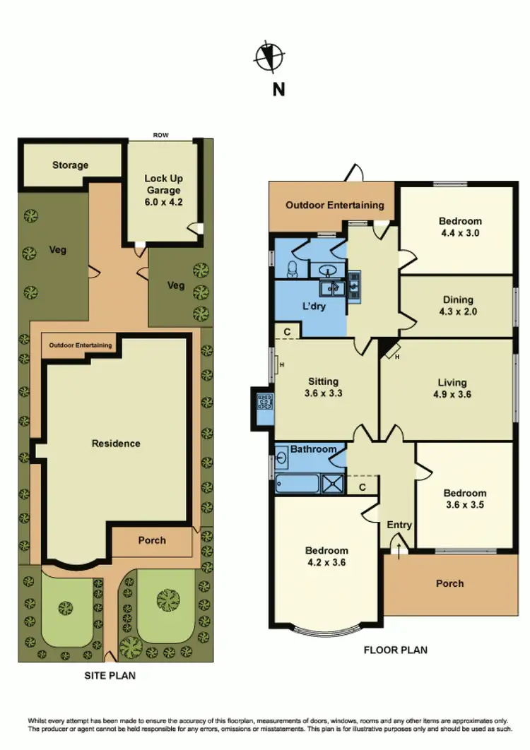 Floorplan of Homely house listing, 53 Hobson Street, Newport VIC 3015
