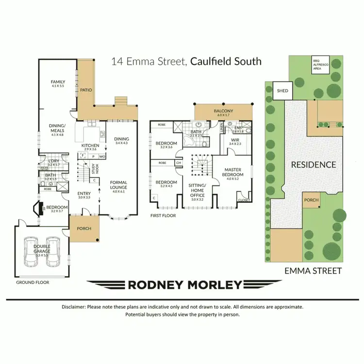 Floorplan of Homely house listing, 14 Emma Street, Caulfield South VIC 3162