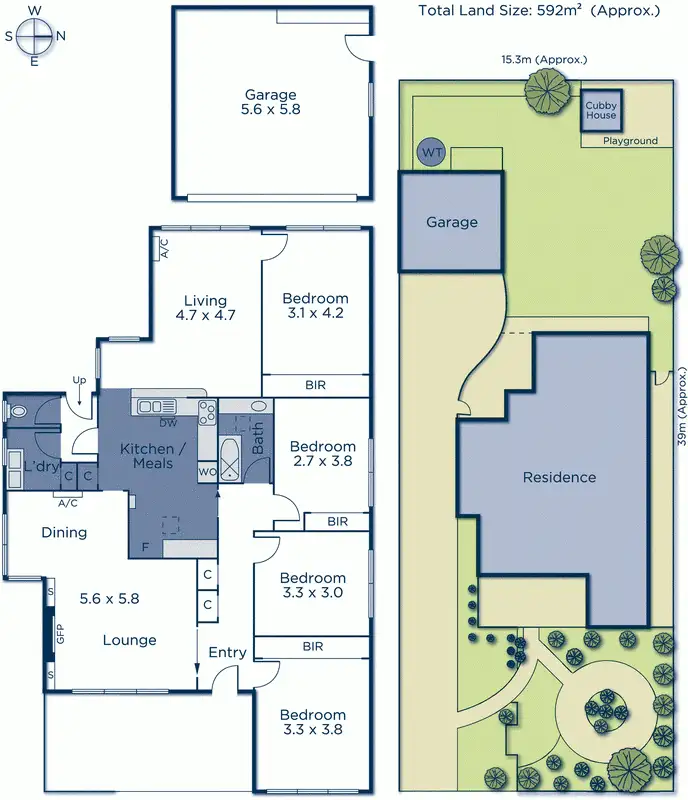 Floorplan of Homely house listing, 4 Avis Court, Forest Hill VIC 3131