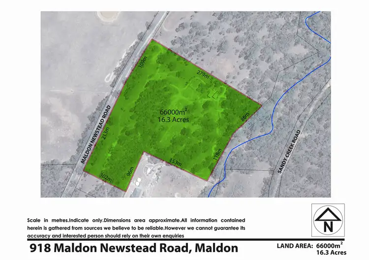 Floorplan of Homely rural property listing, 918 Maldon-Newstead Road, Maldon VIC 3463