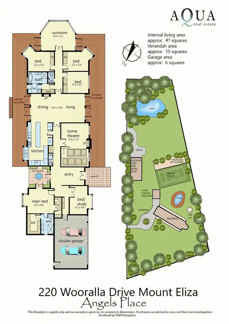 Floorplan of Homely house listing, 220 Wooralla Drive, Mount Eliza VIC 3930