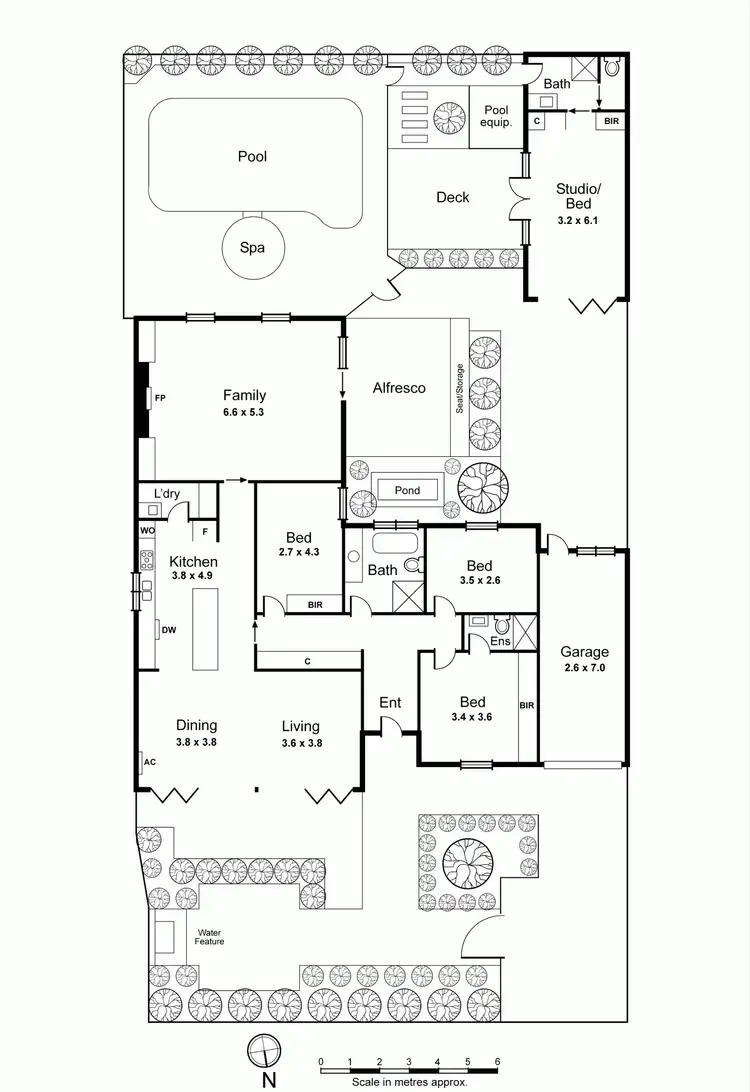 Floorplan of Homely house listing, 6 Kerr Street, Beaumaris VIC 3193