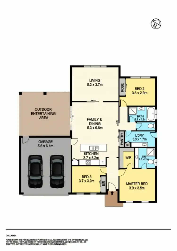 Floorplan of Homely townhouse listing, 4 Rindle Close, Delacombe VIC 3356