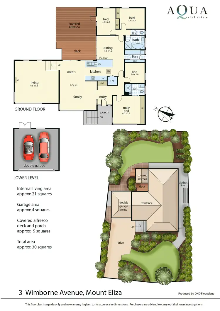 Floorplan of Homely house listing, 3 Wimborne Avenue, Mount Eliza VIC 3930