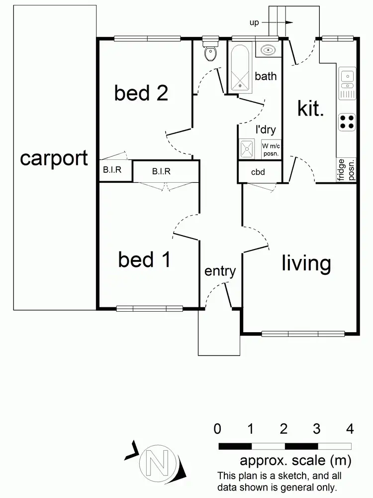 Floorplan of Homely unit listing, Address available on request